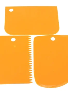 DIY Scraper Cream Scraper Set Cake Mold Tool 3PCS