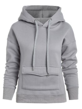 Pullover Hoodie with Front Pocket