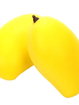 PU Mango Simulation Slow Rebound Squishy Toy for Pressure Reduct