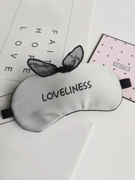 Bowknot Sleep Liquid Bag Relieve Fatigue Eye Mask