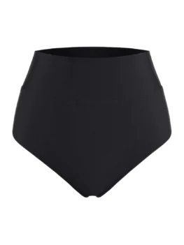 Folded Waist Convertible Bikini Bottom