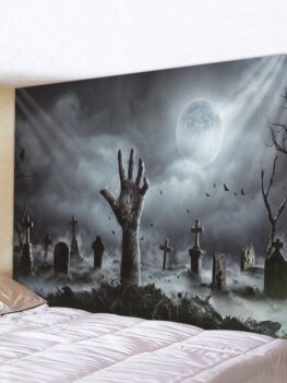 Sun Moon Star Eye Print Tapestry Wall Hanging Art Decoration