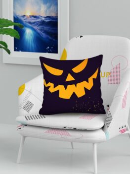 Halloween Pattern Print Throw Pillow Case