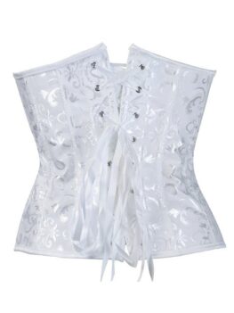 Jacquard Lace-up Brocade Waist Cincher